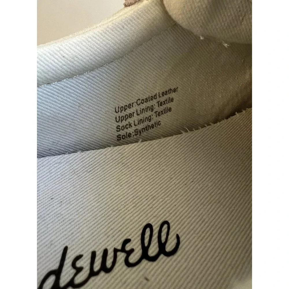 Madewell Court Sneakers Colorblock Suede & Snakeskin Embossed Leather / Size 5.5 - Picture 7 of 8